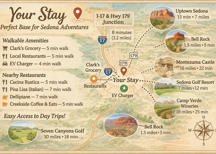 Elevated Zen: Sedona's Rooftop Retreat For 9!